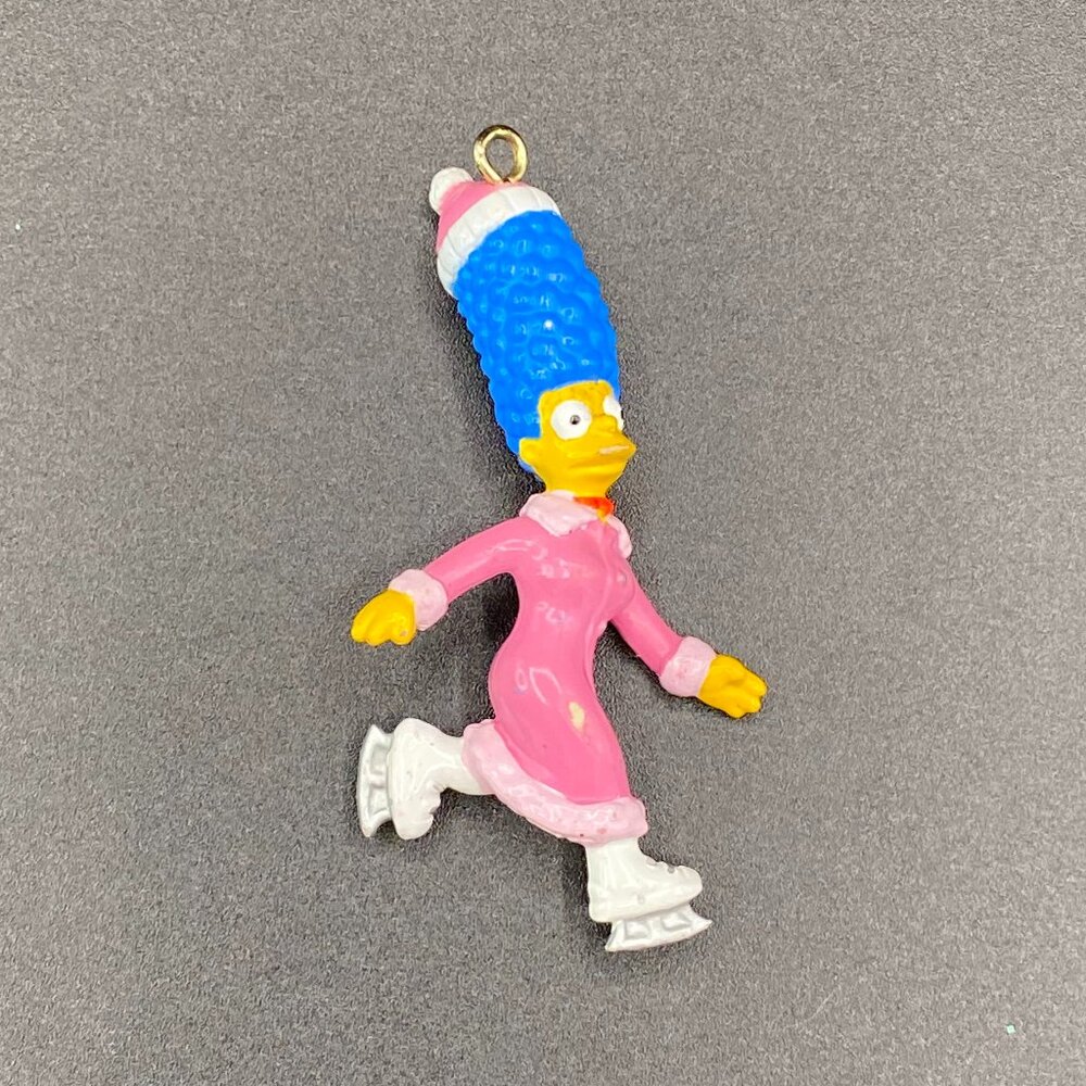 Vintage Kurt Adler PVC Marge Simpson on Skates Christmas Ornament 2004 VTG